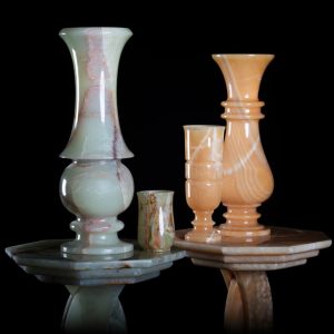 Hand-Polished Onyx Tabletop Decor